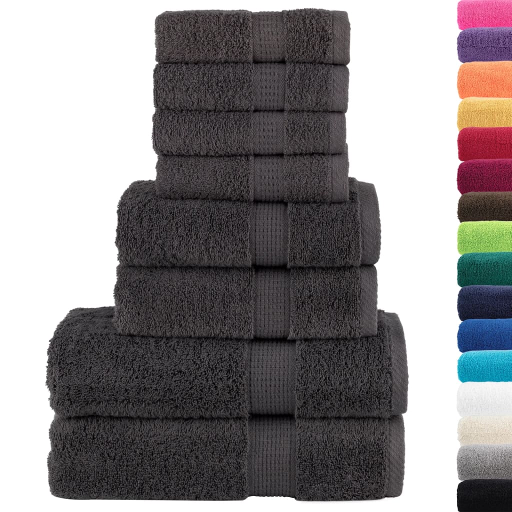 Towel Set | Anthracite | 100% Ring-Spun Cotton | Guest, Hand, Shower