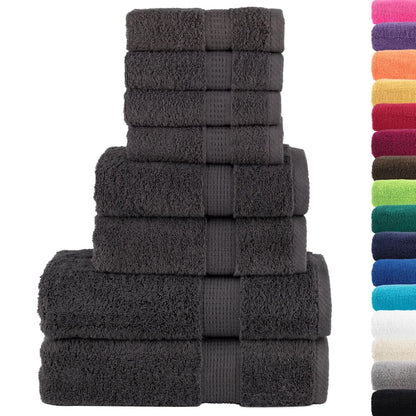 Towel Set | Anthracite | 100% Ring-Spun Cotton | Guest, Hand, Shower
