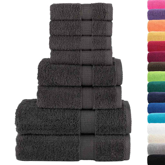 Towel Set | Anthracite | 100% Ring-Spun Cotton | Guest, Hand, Shower