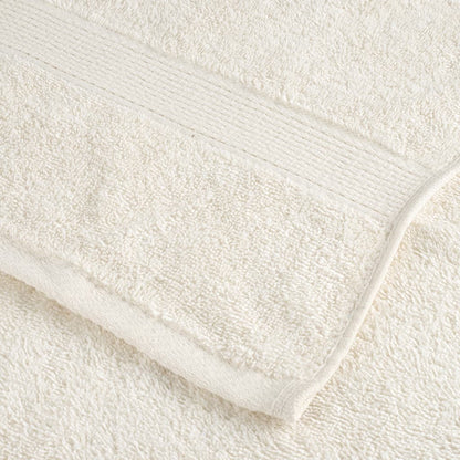8 Piece Premium Towel Set SOLUND Cream 600 gsm