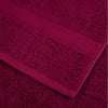 12 Piece Premium Towel Set SOLUND Bordeaux 600 gsm