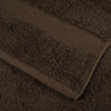 12 Piece Premium Towel Set SOLUND Brown 600 gsm