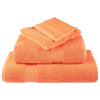 12 Piece Premium Towel Set SOLUND Orange 600 gsm