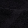 12 Piece Premium Towel Set SOLUND Black 600 gsm