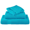 12 Piece Premium Towel Set SOLUND Turquoise 600 gsm