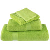12 Piece Premium Towel Set SOLUND Green 600 gsm