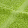 12 Piece Premium Towel Set SOLUND Green 600 gsm