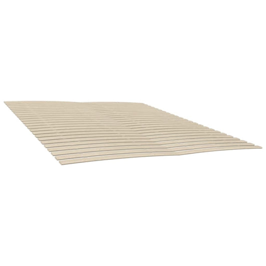 Bed Slats Replacements with 48 Slats 2 pcs 90x200 cm
