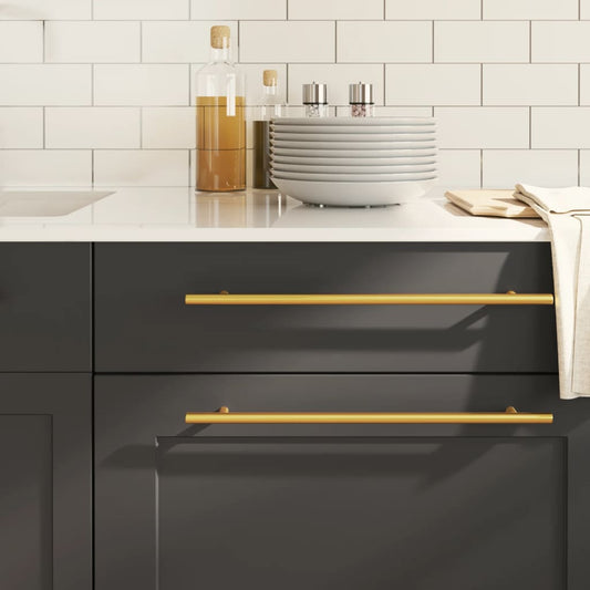 Cabinet Handle | Set of 20 | Gold | Stainless Steel