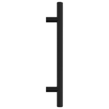 Cabinet Handles 20 pcs Black 128 mm Stainless Steel
