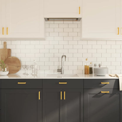 Cabinet Handles 20 pcs Gold 96 mm Stainless Steel