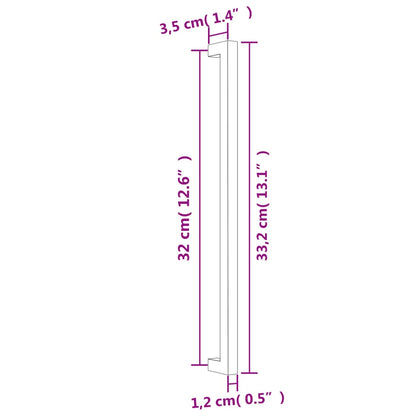 Cabinet Handles 20 pcs Gold 320 mm Stainless Steel