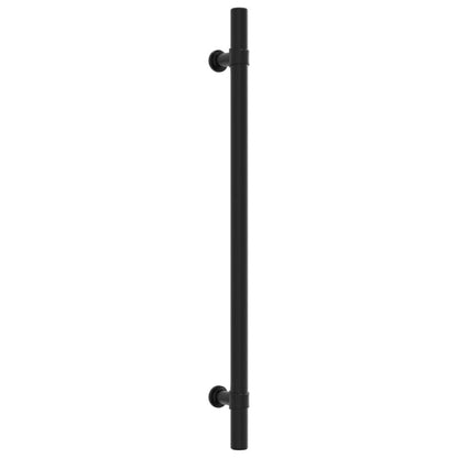 Cabinet Handles 10 pcs Black 224 mm Stainless Steel