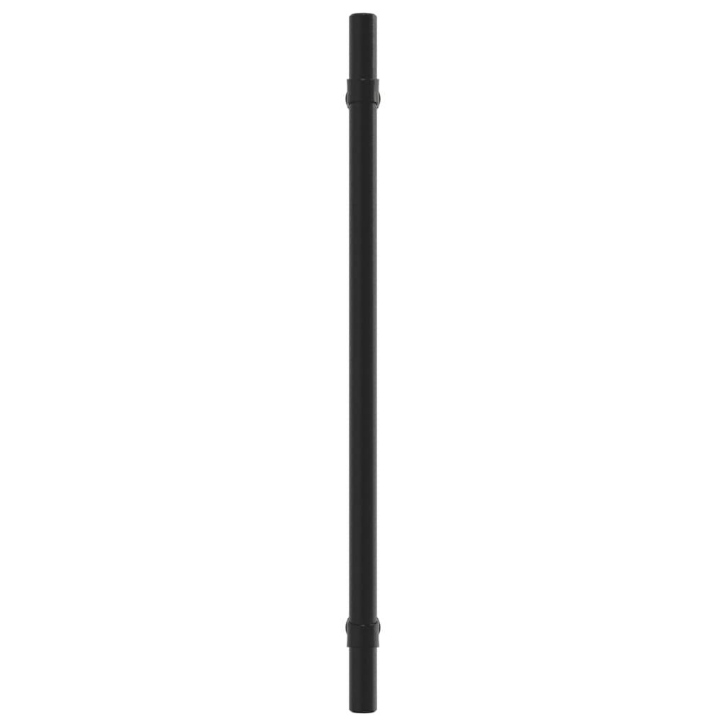 Cabinet Handles 10 pcs Black 224 mm Stainless Steel