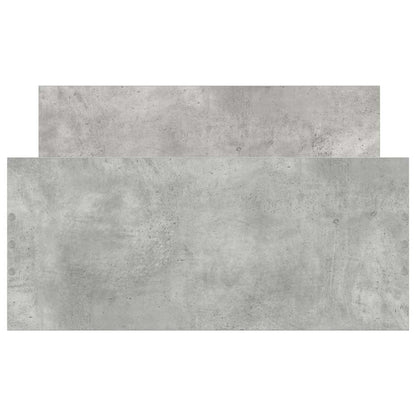 Bed Frame without Mattress Concrete Grey 90x200 cm
