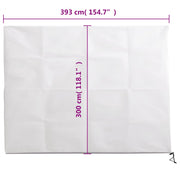 Plant Fleece Cover with Zip 70 g/m² 3.93x3 m
