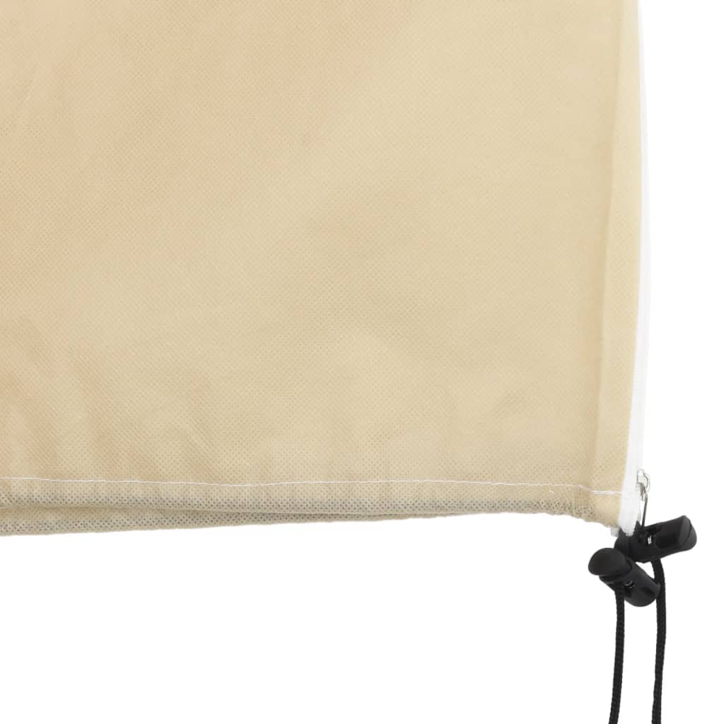 Plant Fleece Covers with Zip 2 pcs 70 g/m² 1.55x1.55 m