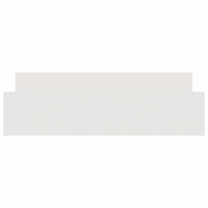 Bed Frame without Mattress White 200x200 cm