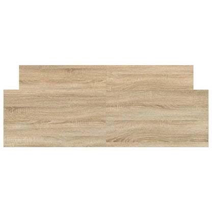 Bed Frame without Mattress Sonoma Oak 140x200 cm