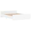 Bed Frame without Mattress White 150x200 cm King Size