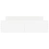 Bed Frame without Mattress White 150x200 cm King Size