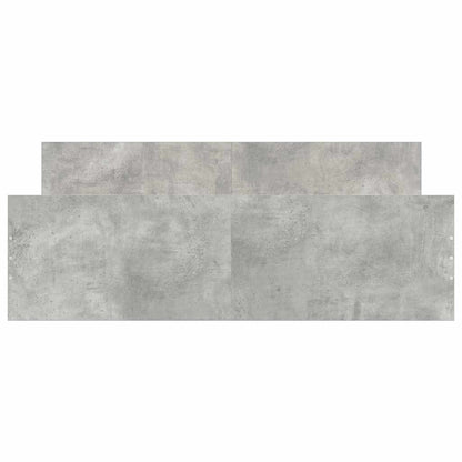 Bed Frame without Mattress Concrete Grey 150x200 cm