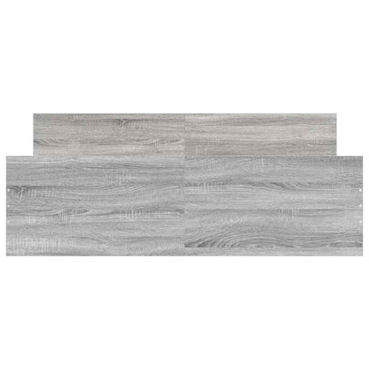 Bed Frame without Mattress Grey Sonoma 150x200 cm