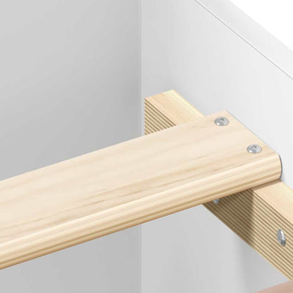 Bed Frame without Mattress White 160x200 cm