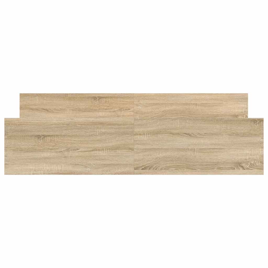 Bed Frame without Mattress Sonoma Oak 180x200 cm