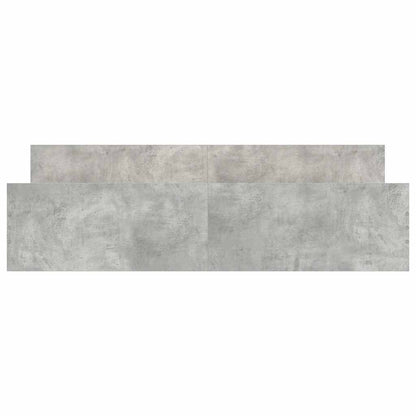 Bed Frame without Mattress Concrete Grey 180x200 cm