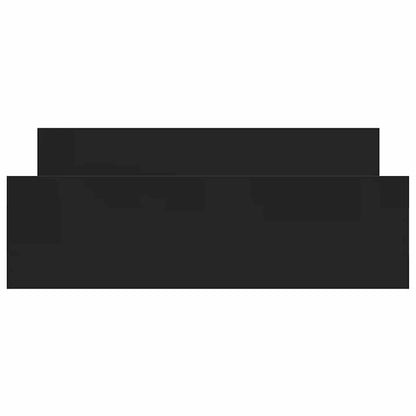 Bed Frame without Mattress Black 120x190 cm