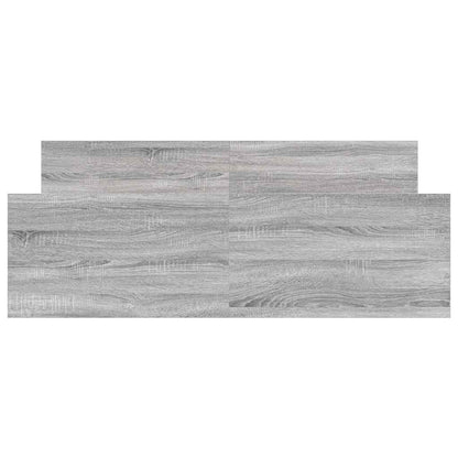 Bed Frame without Mattress Grey Sonoma 120x190 cm