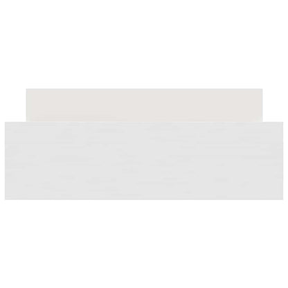Bed Frame without Mattress White 135x190 cm