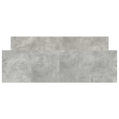 Bed Frame without Mattress Concrete Grey 135x190 cm