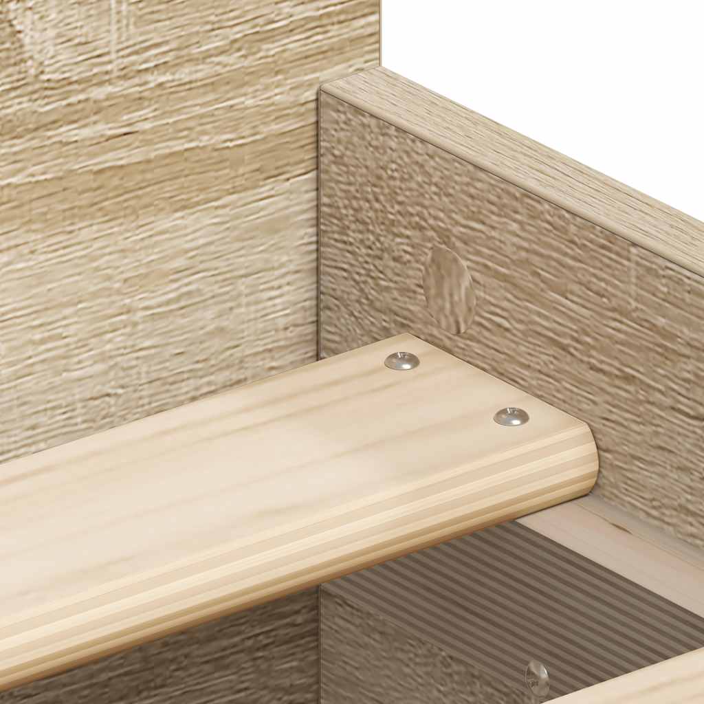 Bed Frame | Sonoma oak | Engineered wood | Single | Bed Frame