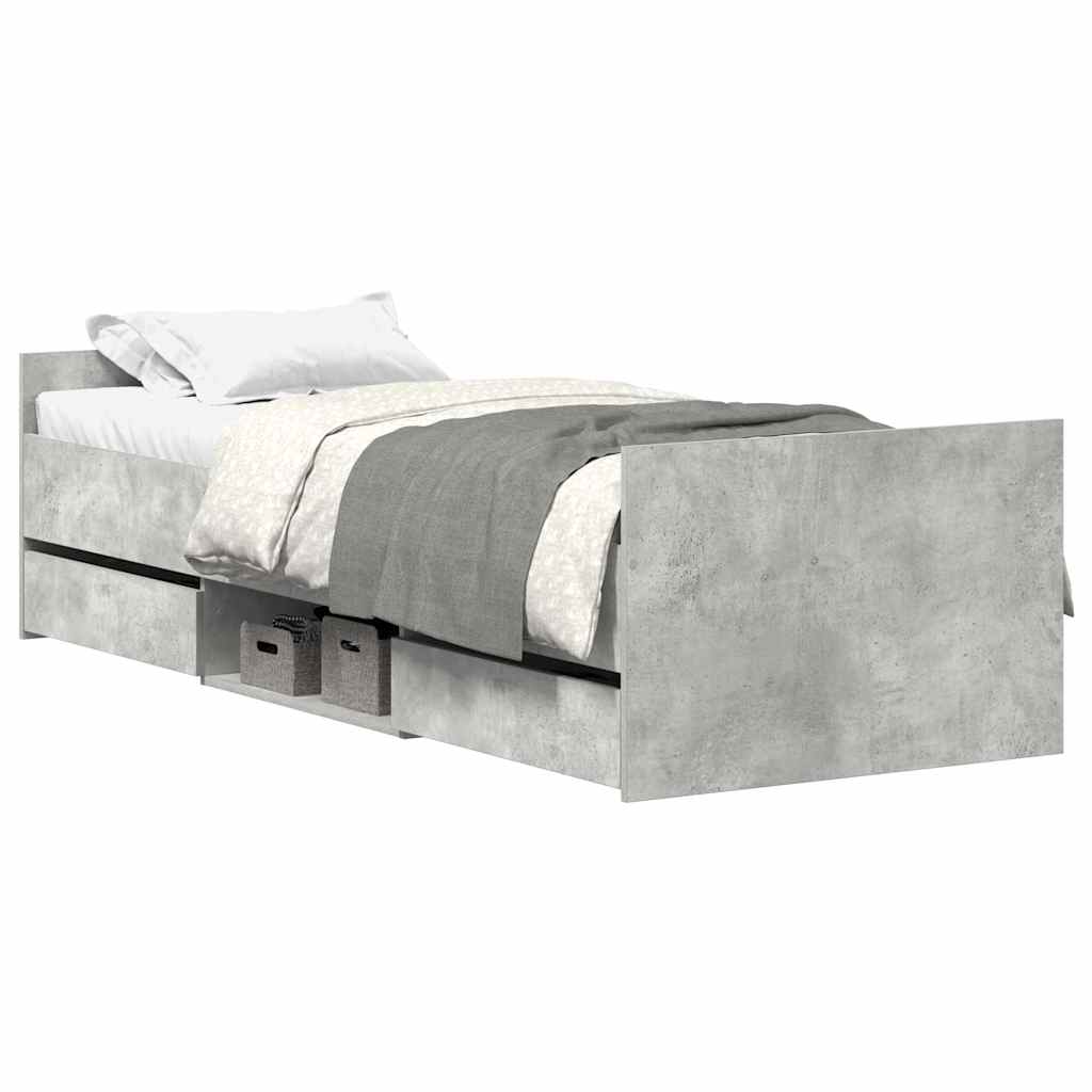 Bed Frame | Concrete Grey