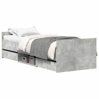 Bed Frame | Concrete Grey