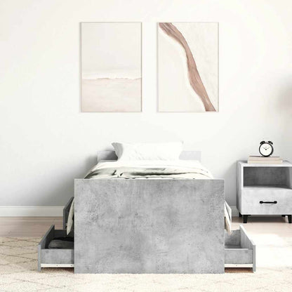 Bed Frame | Concrete Grey