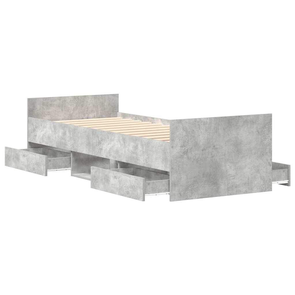 Bed Frame | Concrete Grey