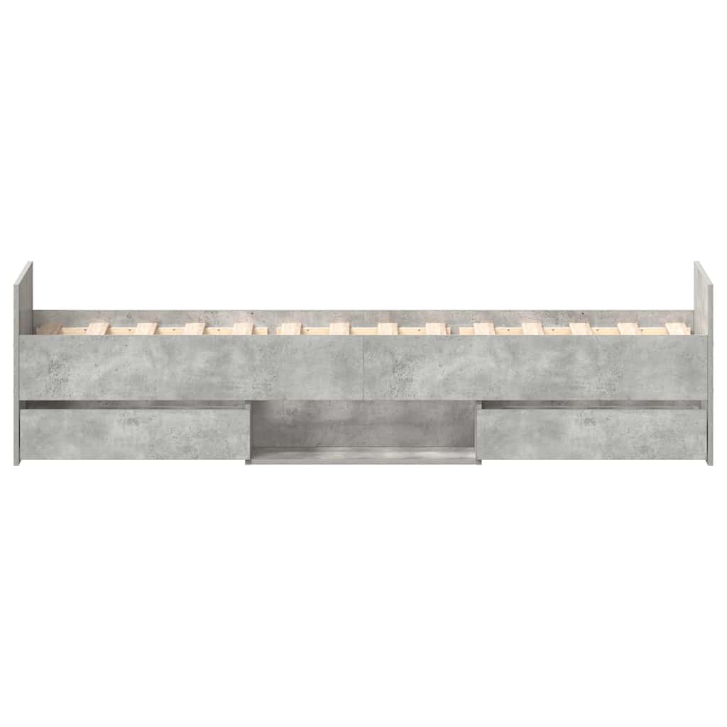 Bed Frame | Concrete Grey