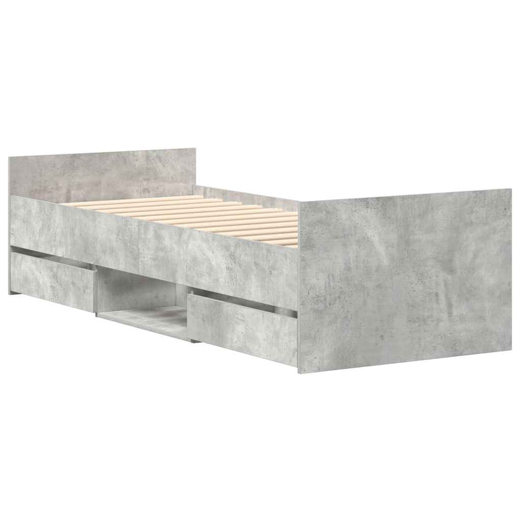 Bed Frame | Concrete Grey