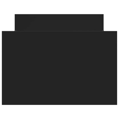 Bed Frame | Black | Engineered wood, solid pinewood, plywood | Single
