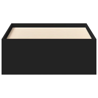 Bed Frame without Mattress Black 90x200 cm