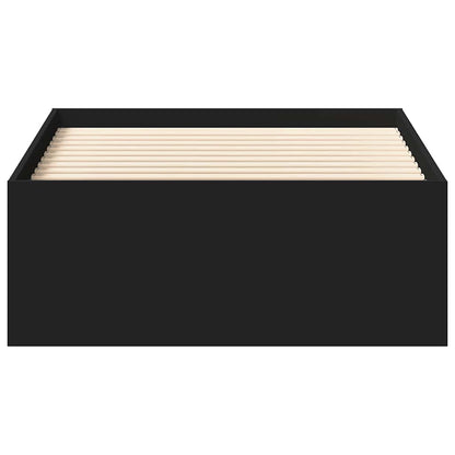 Bed Frame without Mattress Black 100x200 cm