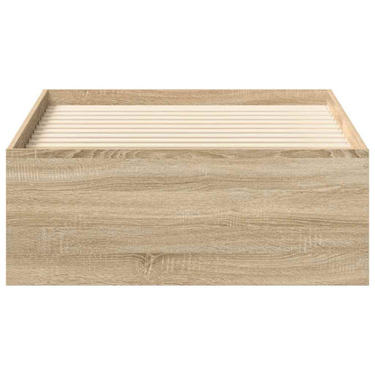 Bed Frame without Mattress Sonoma Oak 90x190 cm Single