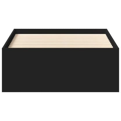 Bed Frame without Mattress Black 75x190 cm Small Single Small Single