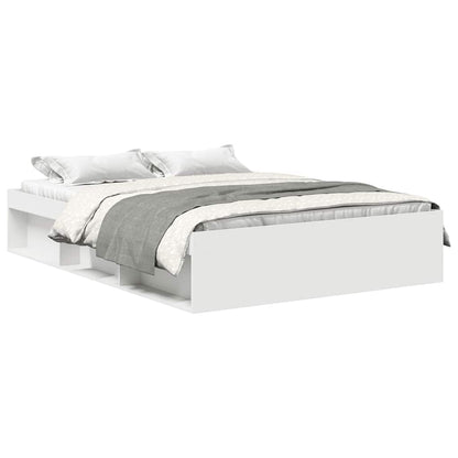 Bed Frame without Mattress White 120x200 cm