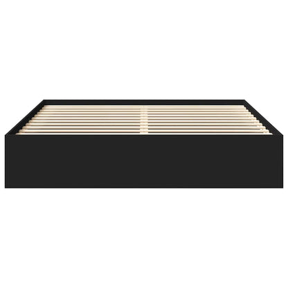 Bed Frame without Mattress Black 180x200 cm Super King Super King Size