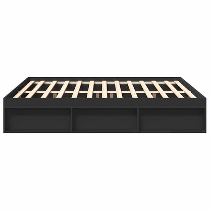 Bed Frame without Mattress Black 180x200 cm Super King Super King Size