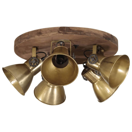 Ceiling Lamp 25 W Antique Brass 50x50x25 cm E27